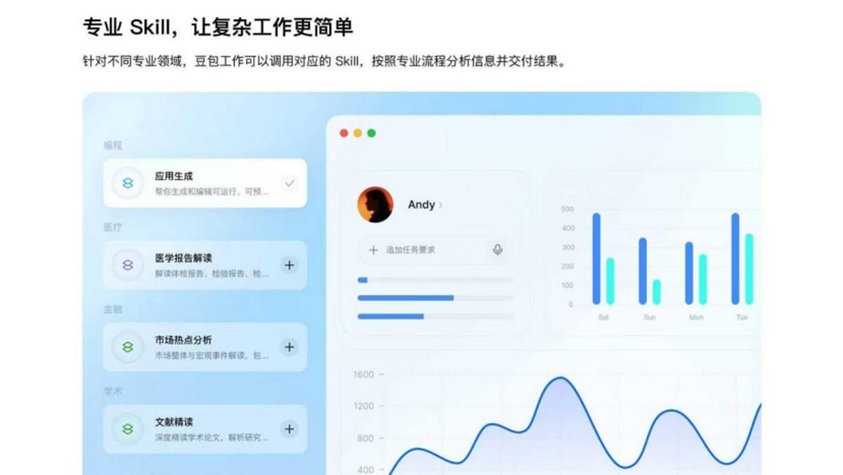 豆包工作