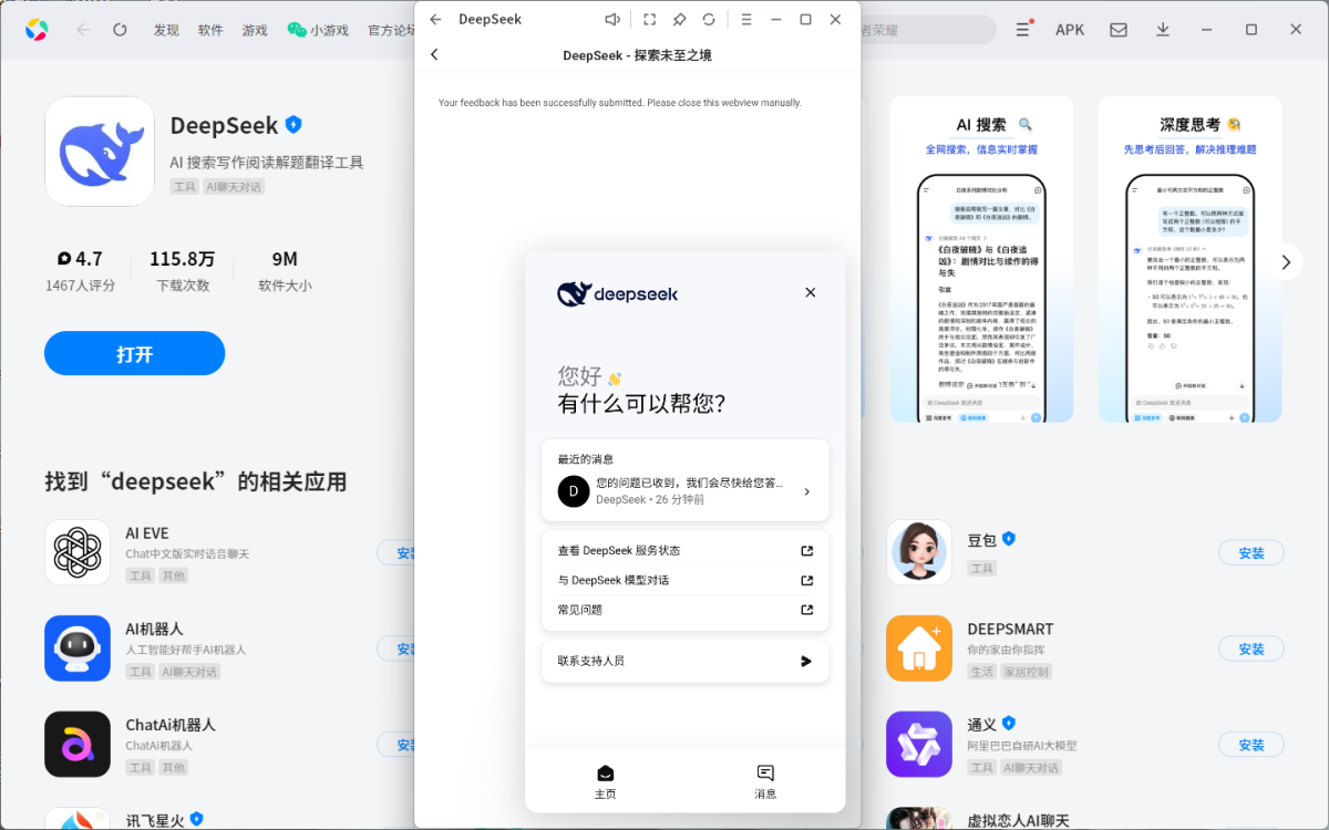 DeepSeekӦ�õ��԰�