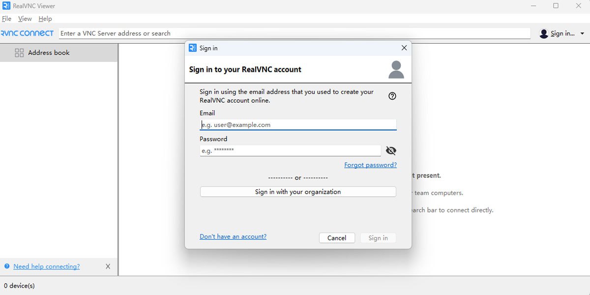 VNC Viewer Mac��